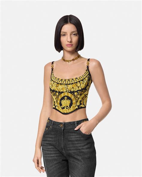 versace oberteil damen|Versace tops for women.